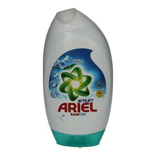 ARIEL | ΣΥΜΠΥΚΝΩΜΕΝΟ ΥΓΡΟ ΑΠΟΡΡΥΠΑΝΤΙΚΟ ΠΛΥΝΤΗΡΙΟΥ ΡΟΥΧΩΝ EXCEL GEL ALPINE 24 ΜΕΖ