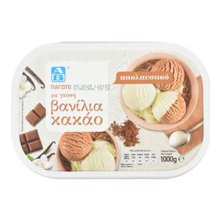 ΑΒ | Παγωτό Βανίλια Κακάο 1kg