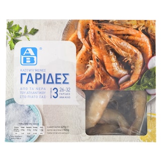 ΑΒ | Shrimps Atlantic Size 3 Frozen 425g