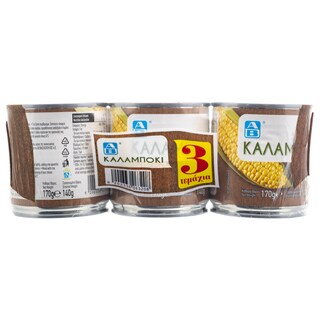 ΑΒ | Καλαμπόκι Κλασικό 3X140 gr