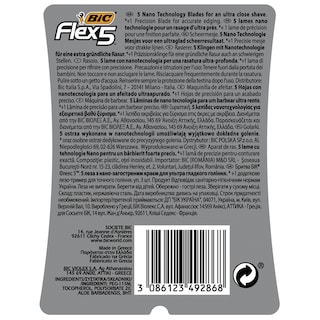 BIC | Razors Flex 5 5 Blades 3 Pieces