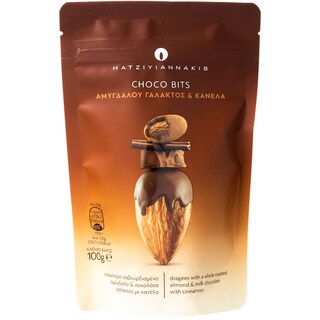 ΧΑΤΖΗΓΙΑΝΝΑΚΗΣ | Σοκολατάκια Γάλακτος Choco Bites Αμυγδάλου Κανέλα 100gr