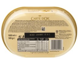 CARTE D'OR | Παγωτό Βανίλια Μαδαγασκάρης 500g