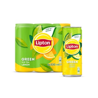 LIPTON | LIPTON GREEN LEMON CAN 6X330ML