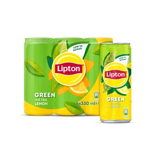LIPTON | LIPTON GREEN LEMON CAN 6X330ML