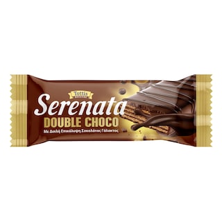 SERENATA | Γκοφρέτα Double Choco 48g