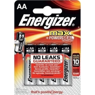 ENERGIZER | Μπαταρίες Αλκαλικές Max Power AA 4 Τεμάχια