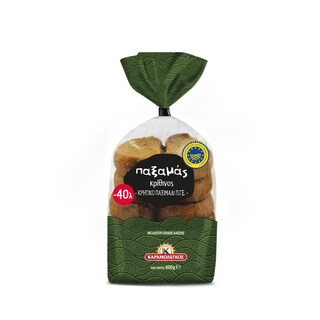 ΚΑΡΑΜΟΛΕΓΚΟΣ | Παξαμάς Κρίθινος 600g Έκπτωση 0.40Ε