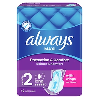 ALWAYS | Sanitary Pads Maxi Long 12 Pieces