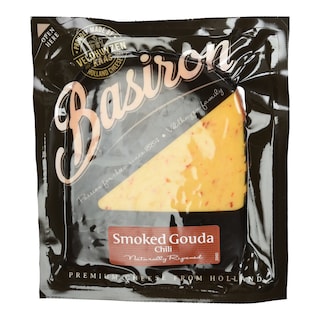 - | Ημίσκληρο Καπνιστό Τυρί Basiron Γκούντα Με Τσίλι 150g