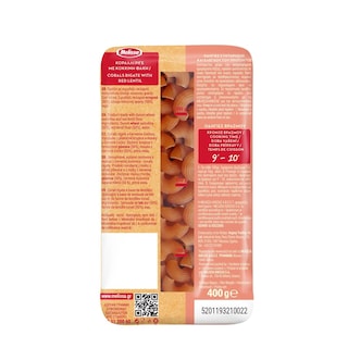 ΜΕΛΙΣΣΑ | Coral Rigate with Red Lentil 400g