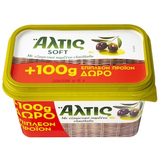 ΑΛΤΙΣ | Μαργαρίνη Soft Παρθένο Ελαιόλαδο 500gr + 100gr Δώρο