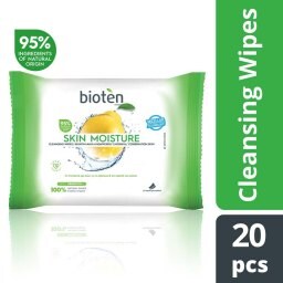 BIOTEN | Μαντηλάκια Καθαρισμού Κανονική Επιδερμίδα 20 Τεμάχια