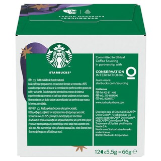 STARBUCKS | Κάψουλες Καφέ Dolce Gusto Espresso Roast 66g