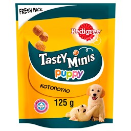 Σνακ Σκύλων Tasty Minis Puppy Κοτόπουλο 125g