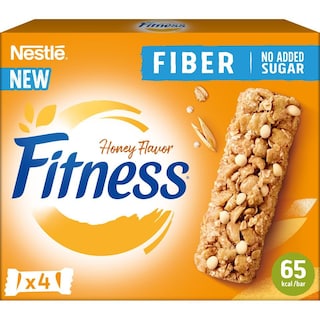 FITNESS | Μπάρες Δημητριακών Honey Fiber 4x20g