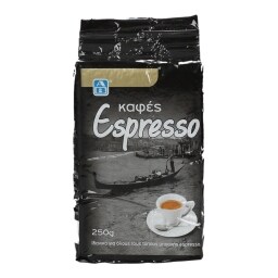 ΑΒ | ΚΑΦΕΣ ESPRESSO ΑΛΕΣΜΕΝΟΣ 250 GR