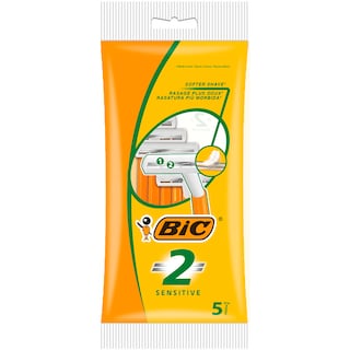 BIC | VELVET | Ξυριστική Μηχανή Μιας Χρήσης Sensitive 5 Τεμάχια