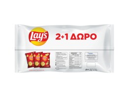 LAYS | Τσιπς Αλάτι 150g 2+1 Δώρο