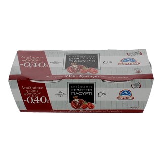 ΟΛΥΜΠΟΣ | ΓΙΑΟΥΡΤΙ ΣΤΡΑΓΓΙΣΤΟ ΡΟΔΙ ΣΜΕΟΥΡΟ 2 X 170 GR