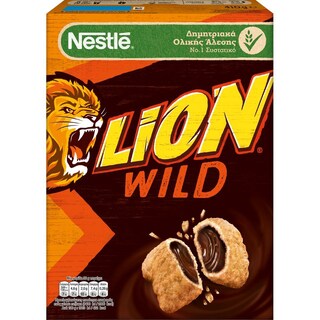 LION | Δημητριακά Ολικής Άλεσης Wild Καραμέλα Σοκολάτα 410gr