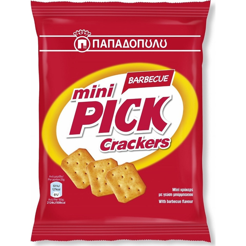 PICK CRACKERS Κράκερς Mini Pick BBQ 70g