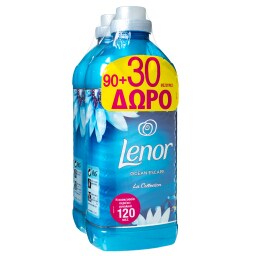 LENOR | Μαλακτικό Ρούχων La Collection Ocean Escape 90+30 Μεζούρες Δώρο