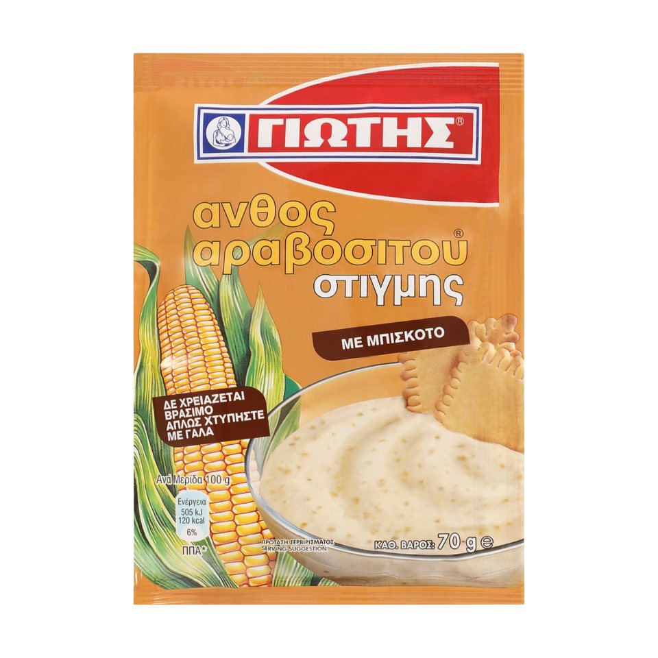 ΓΙΩΤΗΣ Άνθος Αραβοσίτου Στιγμής Μπισκότο 62g