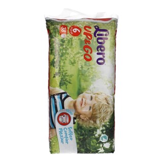 LIBERO | UP & GO | ΠΑΝΕΣ ΒΡΑΚΑΚΙΑ UNISEX 13 - 20 KGR No 6 38 ΤΕΜ