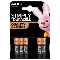 DURACELL | Μπαταρίες Αλκαλικές Simply ΑΑA 5 Τεμάχια