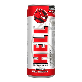 HELL | Energy Drink Strong Red Grape Can 250ml