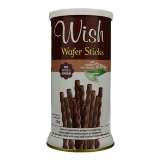 WHIS | Γκοφρέτα Κρέμα Κακάο Φουντούκι Στέβια 135gr