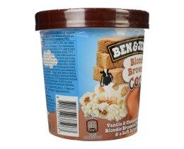 BEN & JERRY'S | Παγωτό Blondie Brownie Core 465 ml