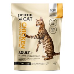 PRIMA PET | Τροφή Γάτας Κοτόπουλο Adult Indoor Sterilized 1.4kg