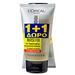 STUDIO LINE | Gel Μαλλιών Invisi Fix Extra Δυνατό Κράτημα 150ml 1+1 Δώρο