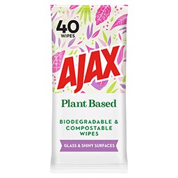 AJAX | Πανάκια Καθαρισμού Για Τζάμια 40 Τεμάχια