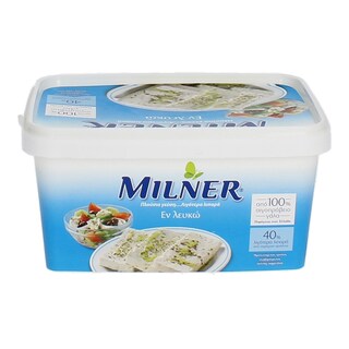 MILNER | ΕΝ ΛΕΥΚΩ | ΛΕΥΚΟ ΤΥΡΙ ΣΥΣΚΕΥΑΣΜΕΝΟ ΣΕ ΑΛΜΗ 360 GR