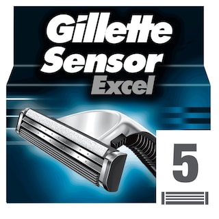 GILLETTE | SENSOR EXCEL | Ανταλλακτικά Ξυριστικής Μηχανής Sensor Excel 5 Τεμάχια