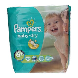 PAMPERS | BABY DRY | ΠΑΝΕΣ ΜΩΡΟΥ EXTRA LARGE No 6 27 ΤΕΜ