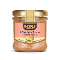 RIO MARE | Τόνος Φιλέτο Ελαιόλαδο Λάιμ & Τζίντζερ 130g