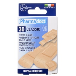 PHARMADOCT | Επιθέματα Κλασσικά Αυτοκόλλητα 30 Τεμάχια
