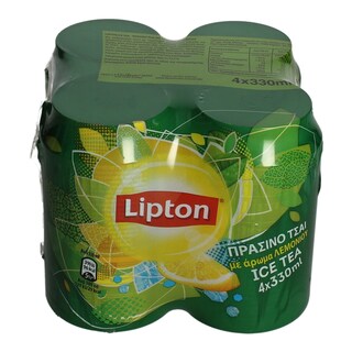 LIPTON | ICE TEA GREEN ΚΟΥΤΙ 4 X 330 ML