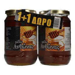 ANTHONAS | ΜΕΛΙ ΑΝΘΩΝΑΣ 1.8KG +900ΔΩΡO