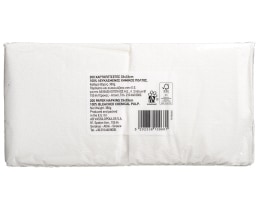 ΑΒ | Χαρτοπετσέτες Λευκές 33x33cm 200 Τεμάχια 380g