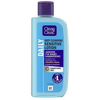 CLEAN&CLEAR | Λοσιόν Καθαρισμού Deep Cleansing Sensitive Lotion 200ml