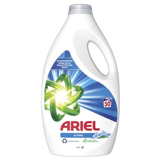 ARIEL | Υγρό Πλυντηρίου Ρούχων Alpine 50 Μεζούρες