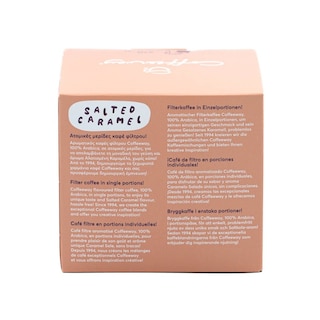 COFFEE WAY | Καφέ Φίλτρου Αλατισμένη Καραμέλα Μερίδες 10x7.5g