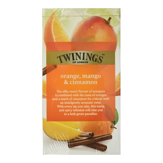 TWININGS | Αφέψημα Πορτοκάλι Κανέλα Μάνγκο 20x2g