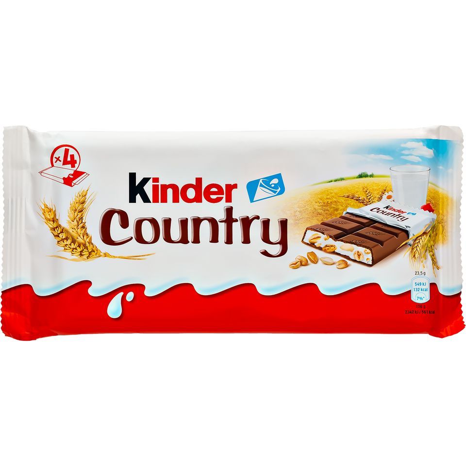 KINDER Σοκολάτα Γάλακτος Country 94g