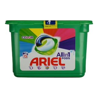 ARIEL | ΚΑΨΟΥΛΕΣ ΠΛΥΝΤΗΡΙΟΥ ΡΟΥΧΩΝ ALLIN1 COLOR  15 TEM